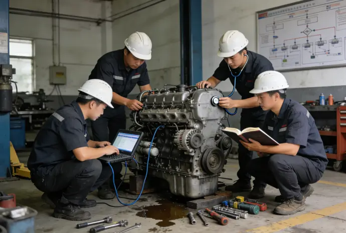 Feilsøking av en dieselmotor som ikke starter eller er vanskelig å starte