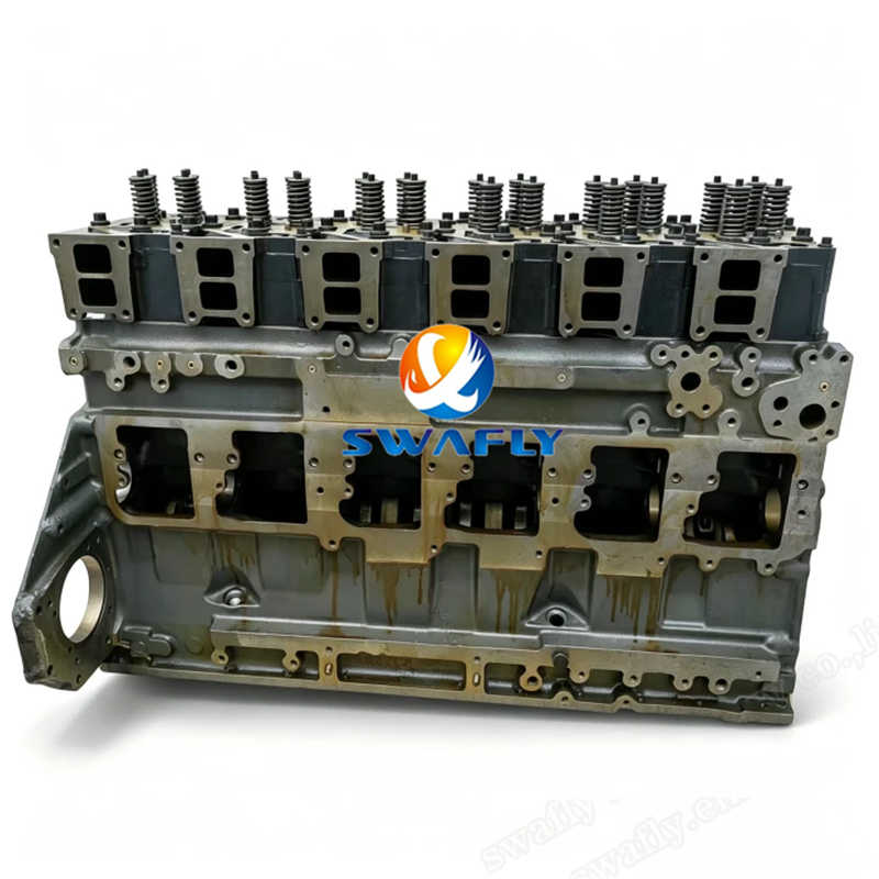 Helt ny Komatsu SAA6D125E-2 langblokkmotorenhet for PC400 PC450 gravemaskin